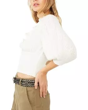 Свитер Free People Billie Sweater Top, слоновая кость