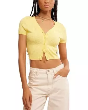 Свитер Free People Cassie Cardi, цвет Sunshine