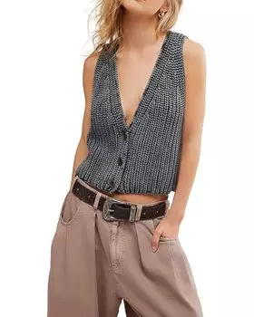 Свитер Free People Close To Me Vest, цвет Ink