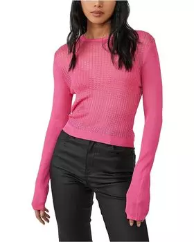 Свитер Free People H20 Crew Pullover, цвет Hibiscus Highlight