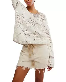 Свитер Free People Hidden Tropics Tunic, цвет Ivory Combo