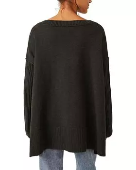 Свитер Free People Orion A-Line Tunic, цвет Carbon Copy