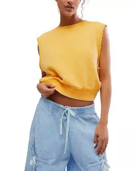 Свитер Free People So Easy Muscle, цвет California Poppy