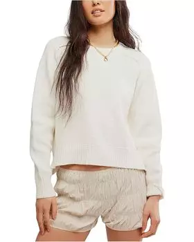 Свитер Free People Spring Street Pullover, белый