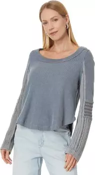 Свитер Free People Swinging Cable Cuff, цвет Weathervane Combo