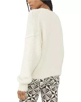 Свитер Free People Theo V-Neck, кремовый