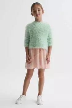 Свитер Freida с круглым вырезом Reiss, зеленый