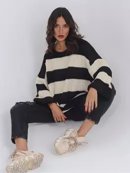 Свитер Freshlions Strick Diana, черный