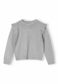 Свитер Frill Sleeves MINOTI, цвет grey