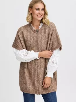 Свитер фрсанная машина 4 Fransa, коричневый