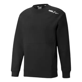 Свитер full sleeve solid sweater 'black' Puma, черный