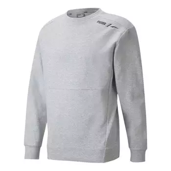 Свитер full sleeve solid sweater 'grey' Puma, серый