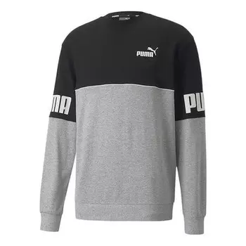 Свитер full sleeve sweater 'grey' Puma, черный