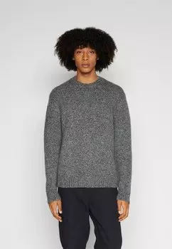Свитер FUZZY PERFECT CHARCOAL CREW SWEATER Abercrombie & Fitch, темно-серый меланж