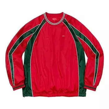 Свитер fw19 week 16 piping warm up pullover sweater 'red' Supreme, красный