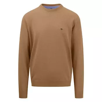 Свитер Fynch Hatton 1413210 o neck, коричневый