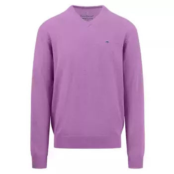 Свитер Fynch Hatton 1413211 V Neck, фиолетовый