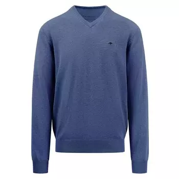Свитер Fynch Hatton 1413211 V Neck, синий