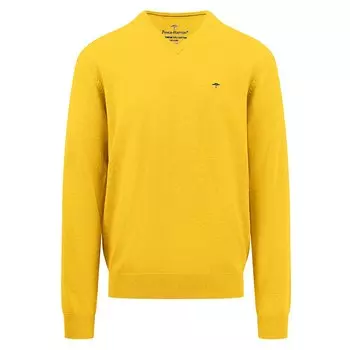 Свитер Fynch Hatton 1413211 V Neck, желтый