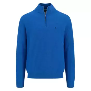 Свитер Fynch Hatton 1513222 half zip, синий