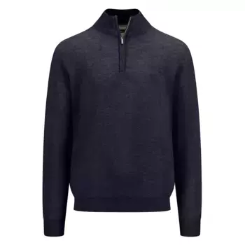Свитер Fynch Hatton 1513222 Structure half zip, синий