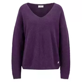 Свитер Fynch Hatton 24097430 v neck, фиолетовый