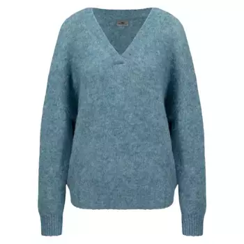Свитер Fynch Hatton 24107405 v neck, синий