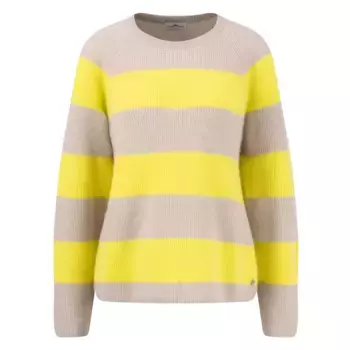 Свитер Fynch Hatton 24147059, желтый/серый