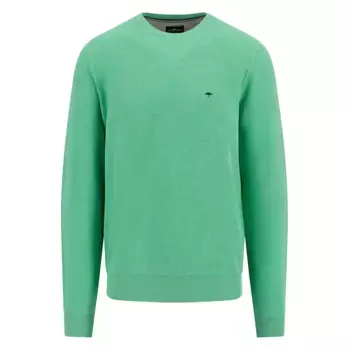 Свитер Fynch Hatton Structure, зеленый