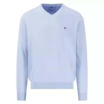 Свитер Fynch Hatton Superfine v neck, синий