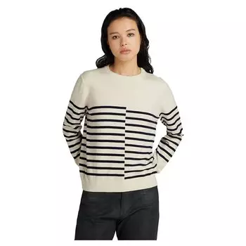 Свитер G-Star Broken crew neck, бежевый