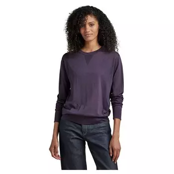 Свитер G-Star Core Round Neck, фиолетовый