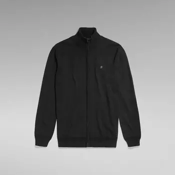 Свитер G-Star Core Through Full Zip, черный