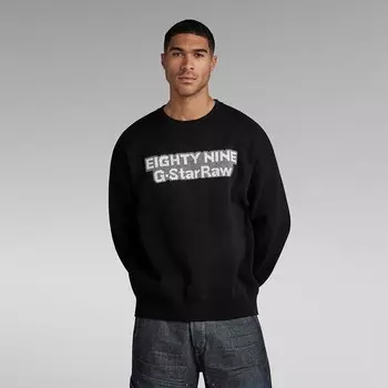 Свитер G-Star Graphic R Loose, черный