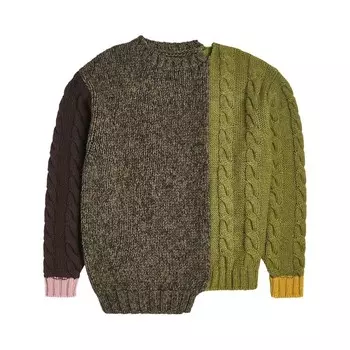 Свитер Gallery Dept. Guhl Sweater Green/Brown/Mauve, зеленый