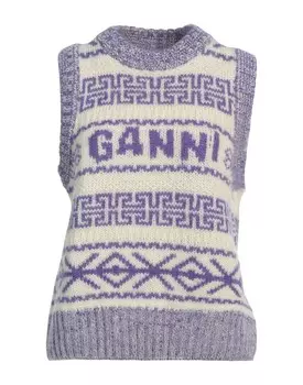 Свитер Ganni, фиолетовый