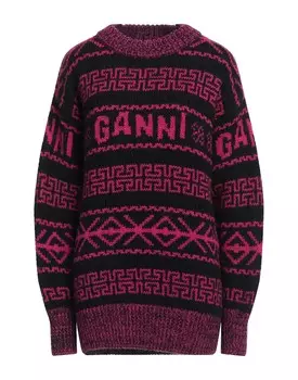 Свитер Ganni, пурпурный