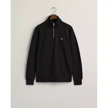 Свитер Gant 2008005 Reg Shield Half Zip, черный