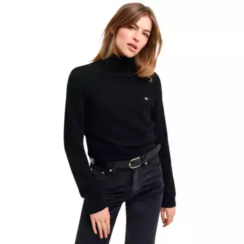 Свитер Gant 4805263 high neck, черный