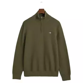 Свитер Gant 8030211 half zip, зеленый