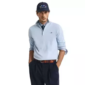 Свитер Gant 8030564 half zip, синий