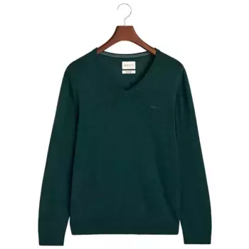 Свитер Gant 8050209 v neck, зеленый