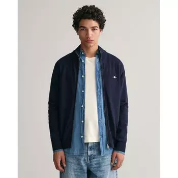 Свитер Gant Casual Full Zip, синий