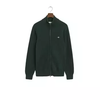 Свитер Gant Casual full zip, зеленый