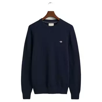 Свитер Gant Micro Texture, синий