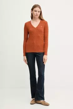 Свитер Gant, оранжевый