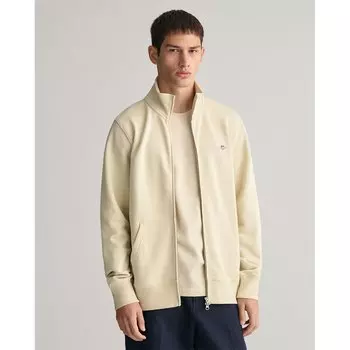 Свитер Gant Reg Shield Half Zip, бежевый
