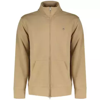 Свитер Gant Reg Shield half zip, бежевый