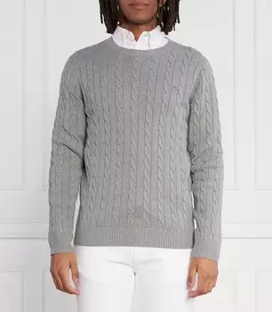 Свитер Gant Regular Fit, серый