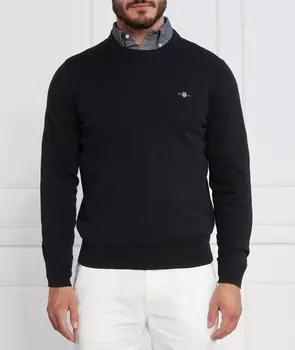 Свитер Gant Regular Fit, темно-синий